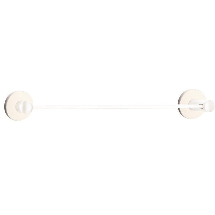 Modern Brass Collection Small Disk 24" Single Towel Bar  by Emtek