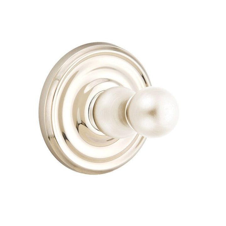 Traditional Brass Collection Regular Single Hook  by Emtek