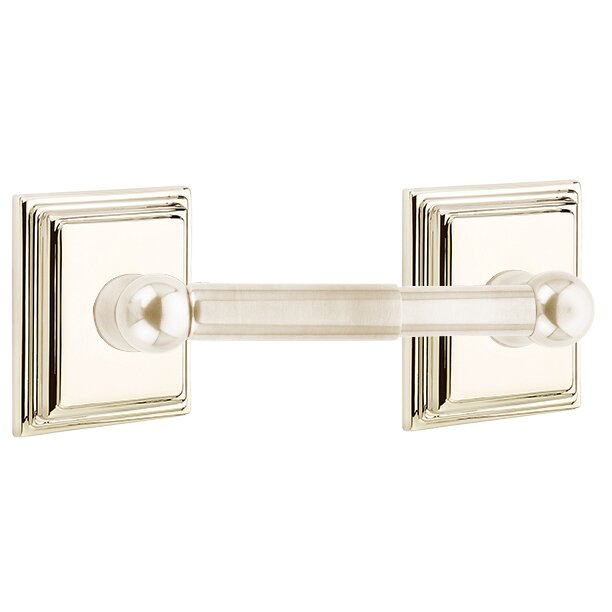 Traditional Brass Collection Wilshire Spring Rod Tissue Holder by Emtek