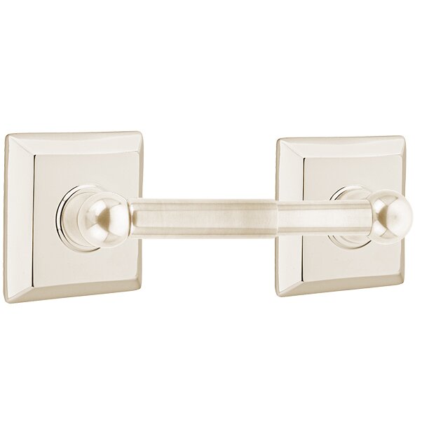 Traditional Brass Collection Quincy Spring Rod Tissue Holder  by Emtek