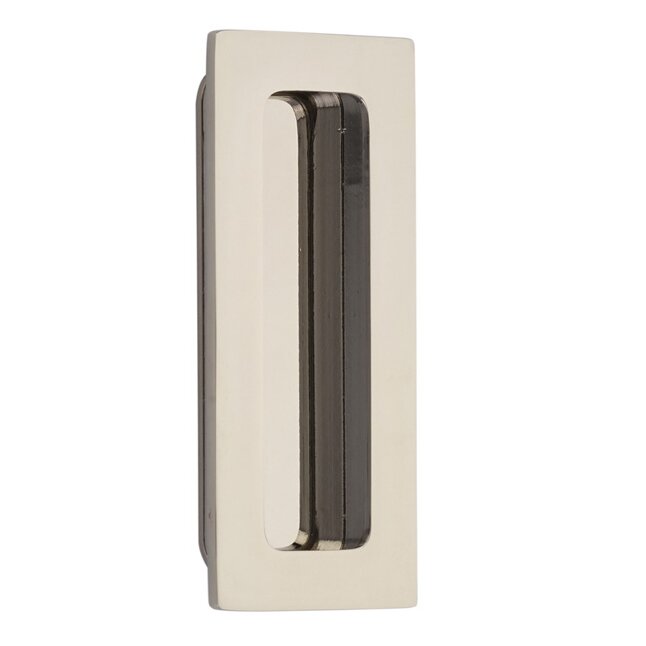 Modern Cabinet Hardware Collection 4" Modern Rectangular Flush Pull by Emtek