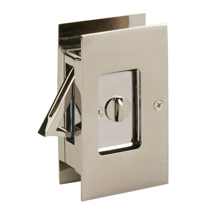 Door Accessories Collection Privacy Modern Rectangular Pocket Door Lock- PRIVACY by Emtek