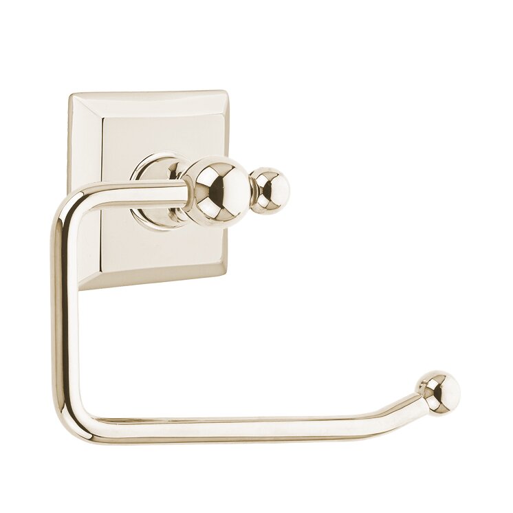 Traditional Brass Collection Quincy Bar Style Tissue Holder by Emtek