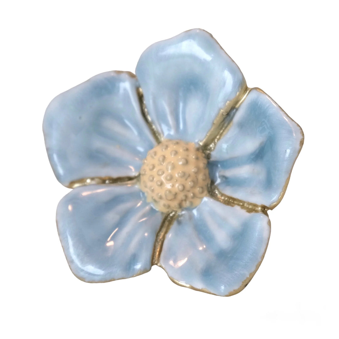 Charleston Knob Company Flower Knob - Blue Primrose