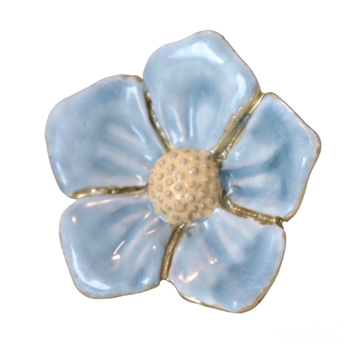 Charleston Knob Company Flower Knob - Blue Primrose