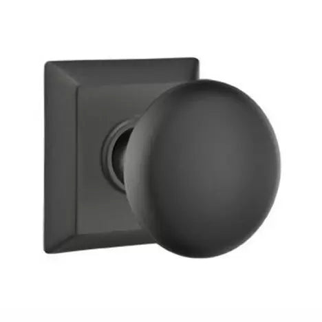 Providence Door Knob With Quincy Rose