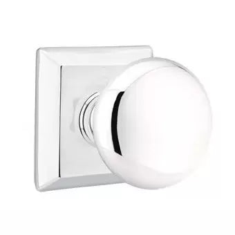 Providence Door Knob With Quincy Rose