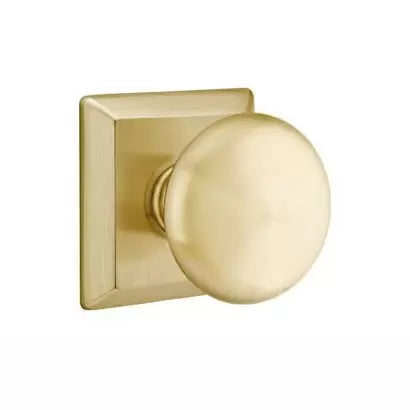 Providence Door Knob With Quincy Rose