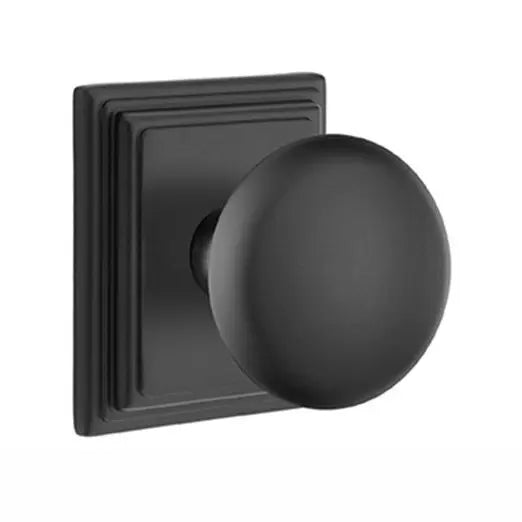 Providence Door Knob With Wilshire Rose
