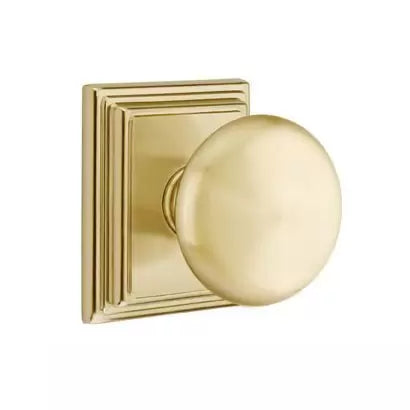 Providence Door Knob With Wilshire Rose