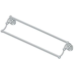 Deltana Architectural Hardware Bathroom Accessories 24" Double Towel Bar, R-Series