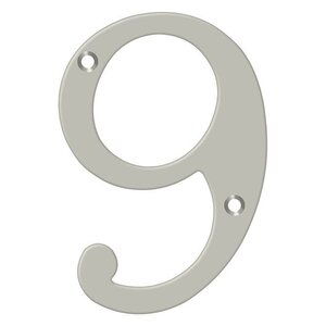 Deltana Architectural Hardware Home Accessories 4" Numbers, Solid Brass