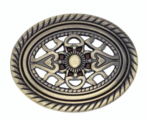 Buck Snort Lodge Decorative Hardware Tuscany Oval  Cabinet Knob