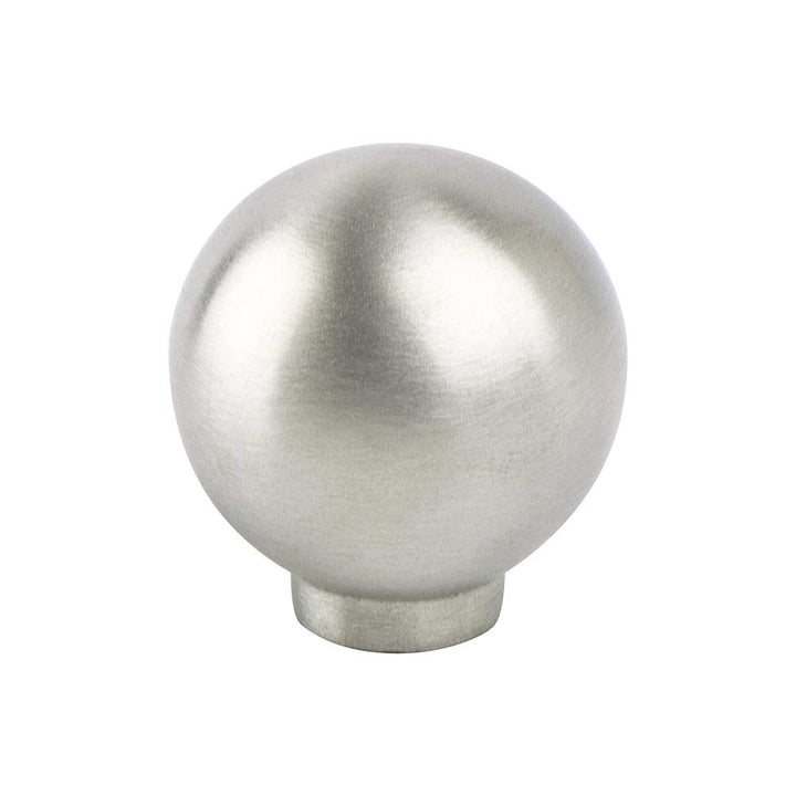 Berenson Cabinet Hardware Stainless Steel Collection 1 3/16" Diameter Uptown Appeal Knob in Stainless Steel