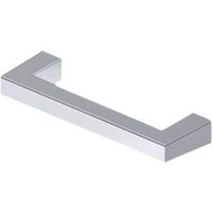 Deltana Architectural Hardware Modern Square Bar Pull, 3-1/2", HD, Solid Brass