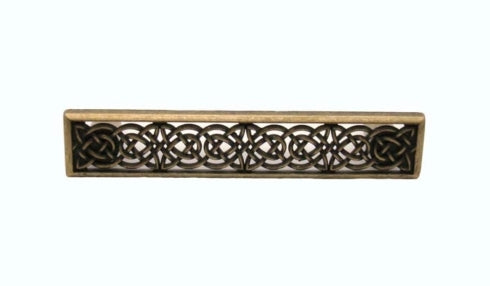 Buck Snort Lodge Decorative Hardware Cabinet Knobs and Pulls Celtic Style Pull -3-7/8 CC