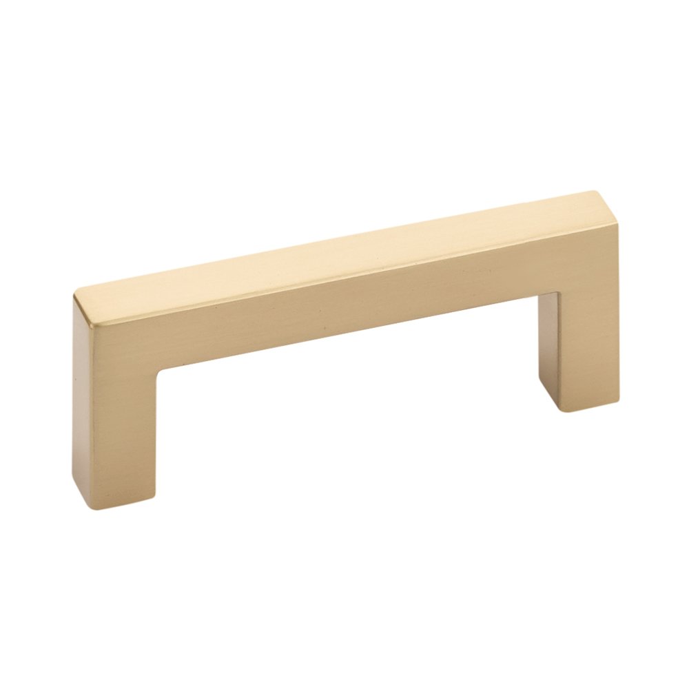 Modern Cabinet Hardware Collection 4" Centers Warwick Handle by Emtek