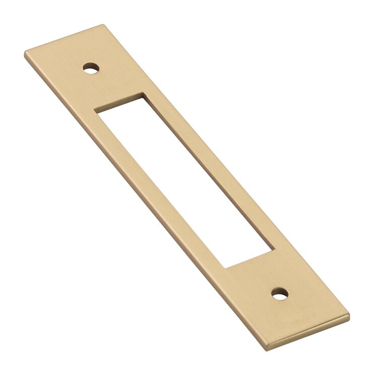 Modern Cabinet Hardware Collection 5" Centers Backplate for Pull  by Emtek