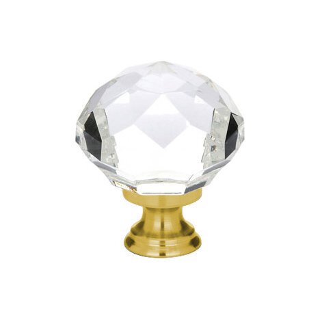 1 3/4" Diameter Diamond Knob  by Emtek-CRYSTAL