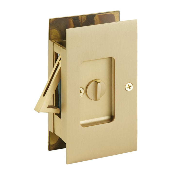 Door Accessories Collection Privacy Modern Rectangular Pocket Door Lock- PRIVACY by Emtek