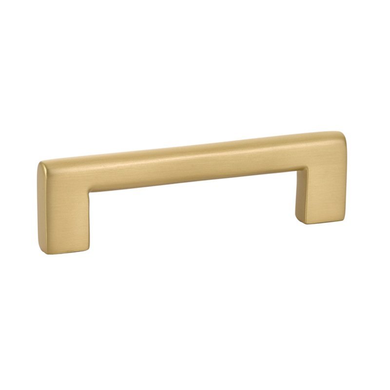 12" Centers Trail Pull in Satin Brass by Emtek