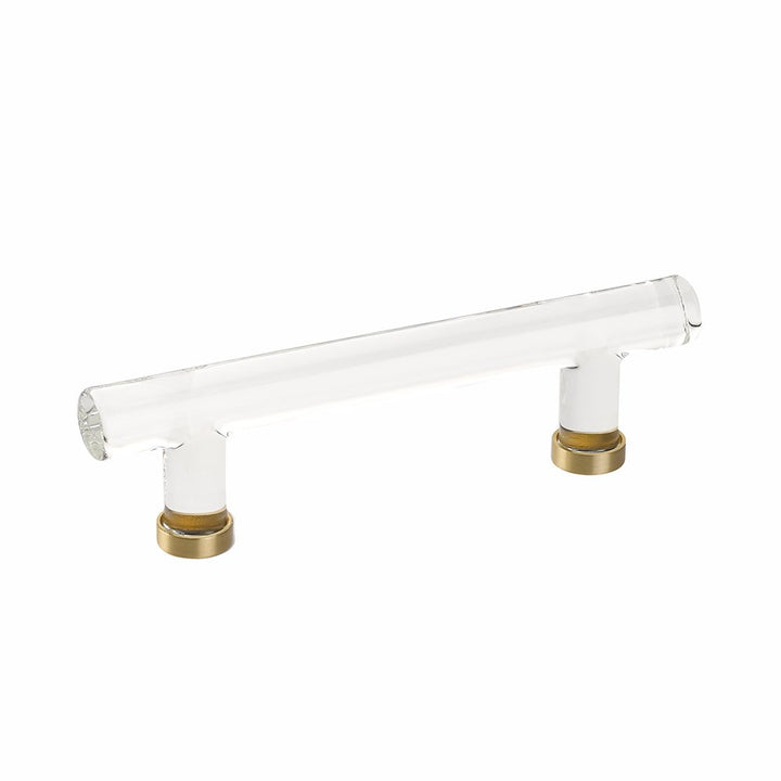 4" Centers Bar Pull by EMTEK-CRYSTAL