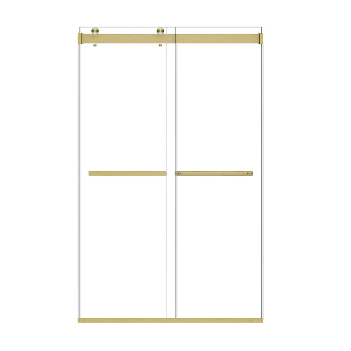 Marcelo 48" W x 76" H By Pass Frameless Shower Door