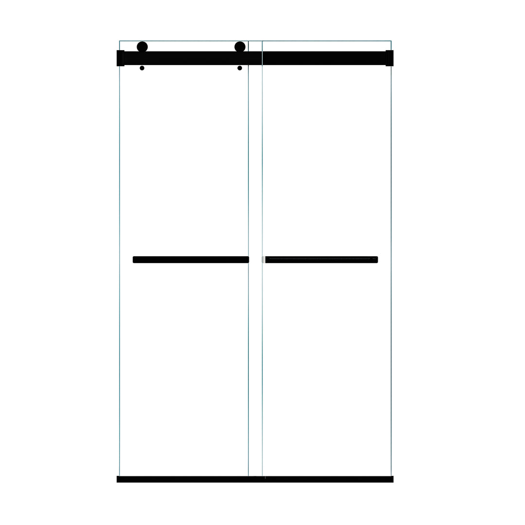 Marcelo 48" W x 76" H By Pass Frameless Shower Door