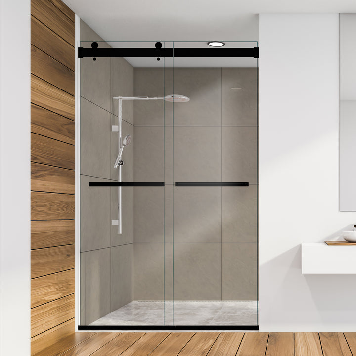 Marcelo 48" W x 76" H By Pass Frameless Shower Door
