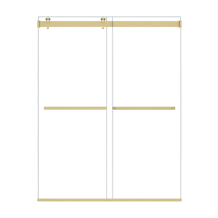 Marcelo 60" W x 76" H By Pass Frameless Shower Door