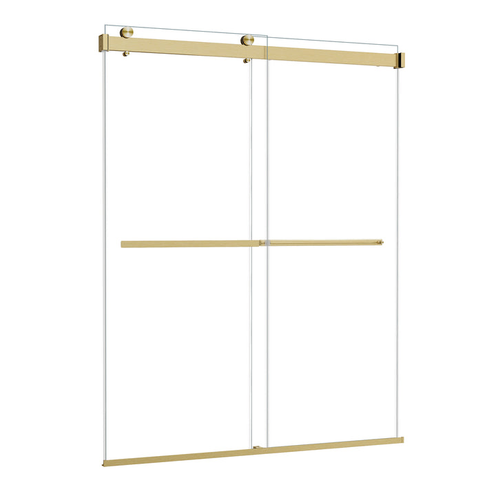 Marcelo 60" W x 76" H By Pass Frameless Shower Door