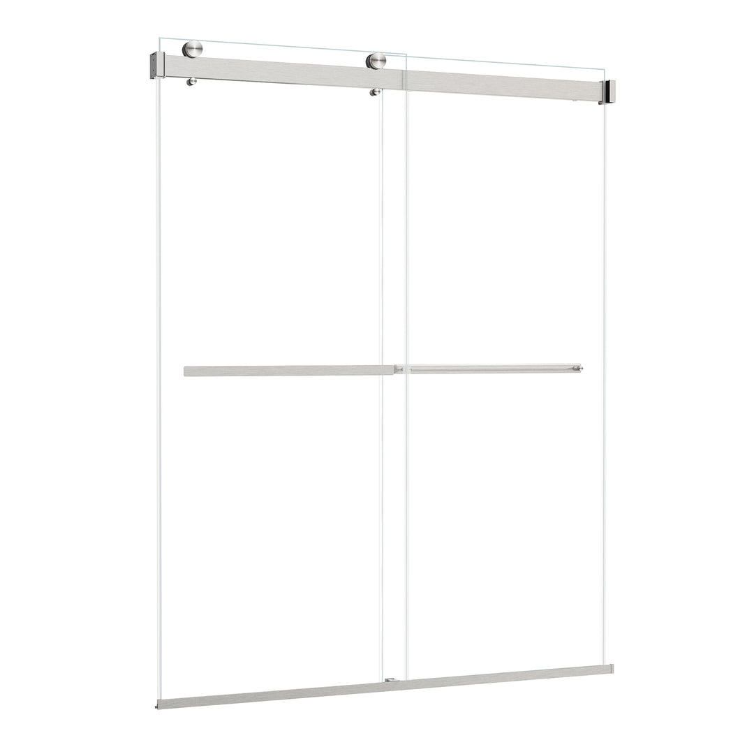 Marcelo 60" W x 76" H By Pass Frameless Shower Door