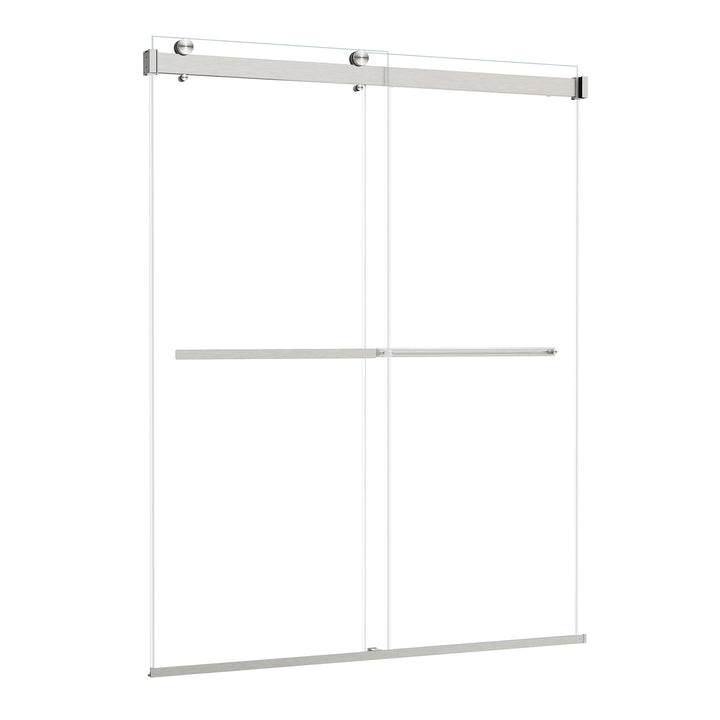 Marcelo 60" W x 76" H By Pass Frameless Shower Door