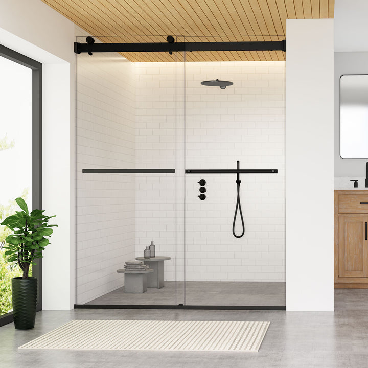 Marcelo 60" W x 76" H By Pass Frameless Shower Door