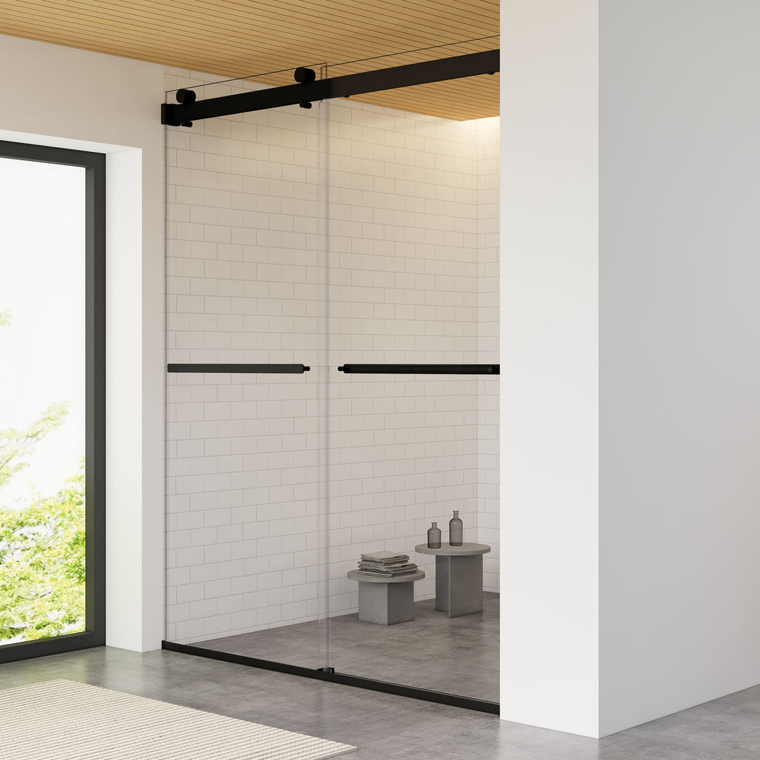 Marcelo 60" W x 76" H By Pass Frameless Shower Door