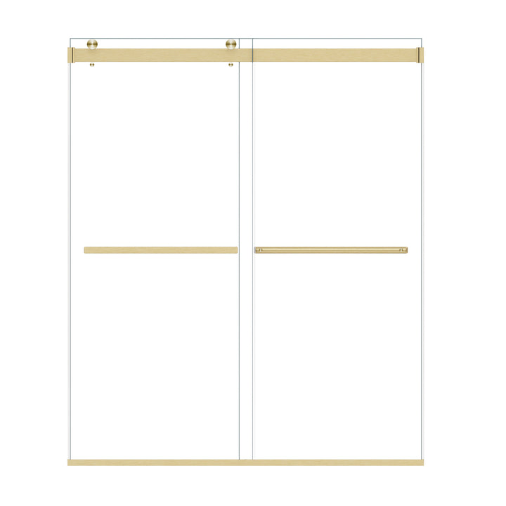 Marcelo 64" W x 76" H By Pass Frameless Shower Door