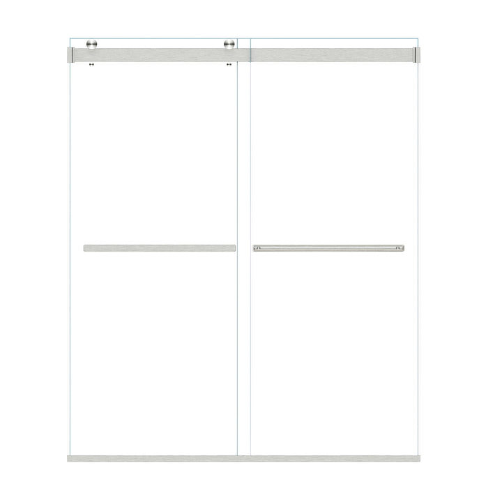 Marcelo 64" W x 76" H By Pass Frameless Shower Door