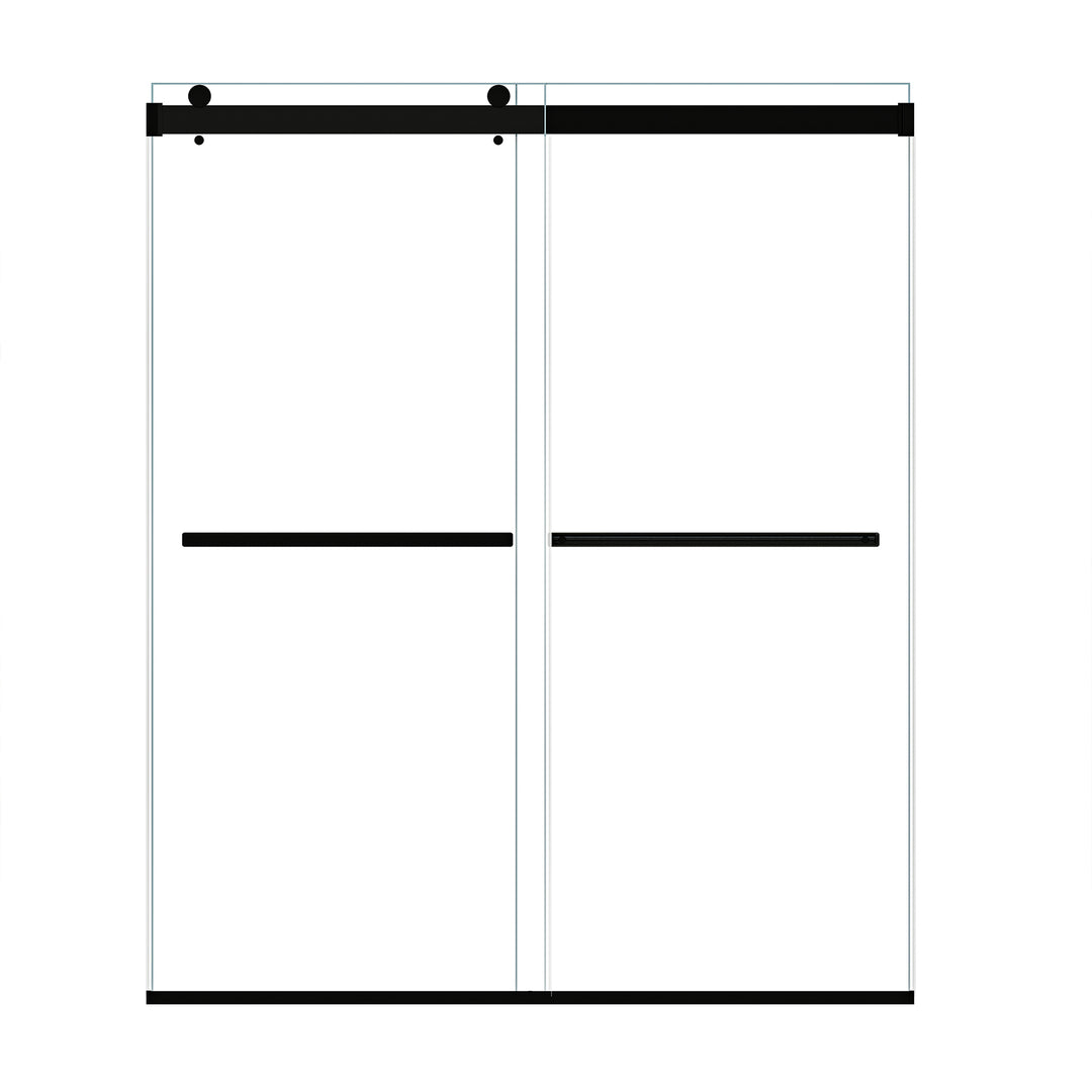 Marcelo 64" W x 76" H By Pass Frameless Shower Door