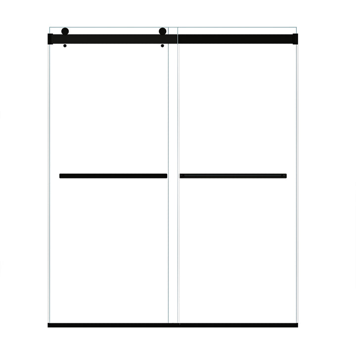 Marcelo 64" W x 76" H By Pass Frameless Shower Door
