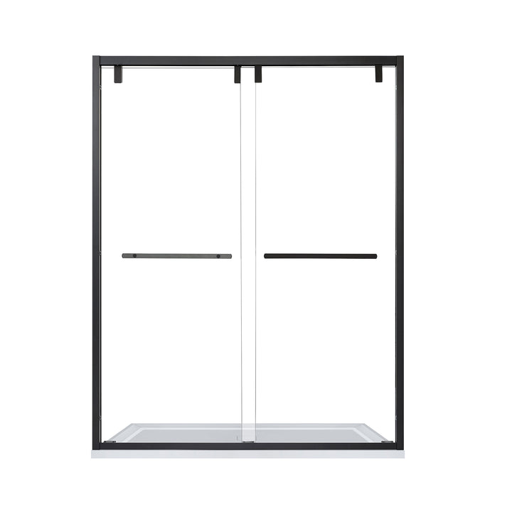 Caspar 60" W x 76" H By Pass Semi Frameless Shower Door