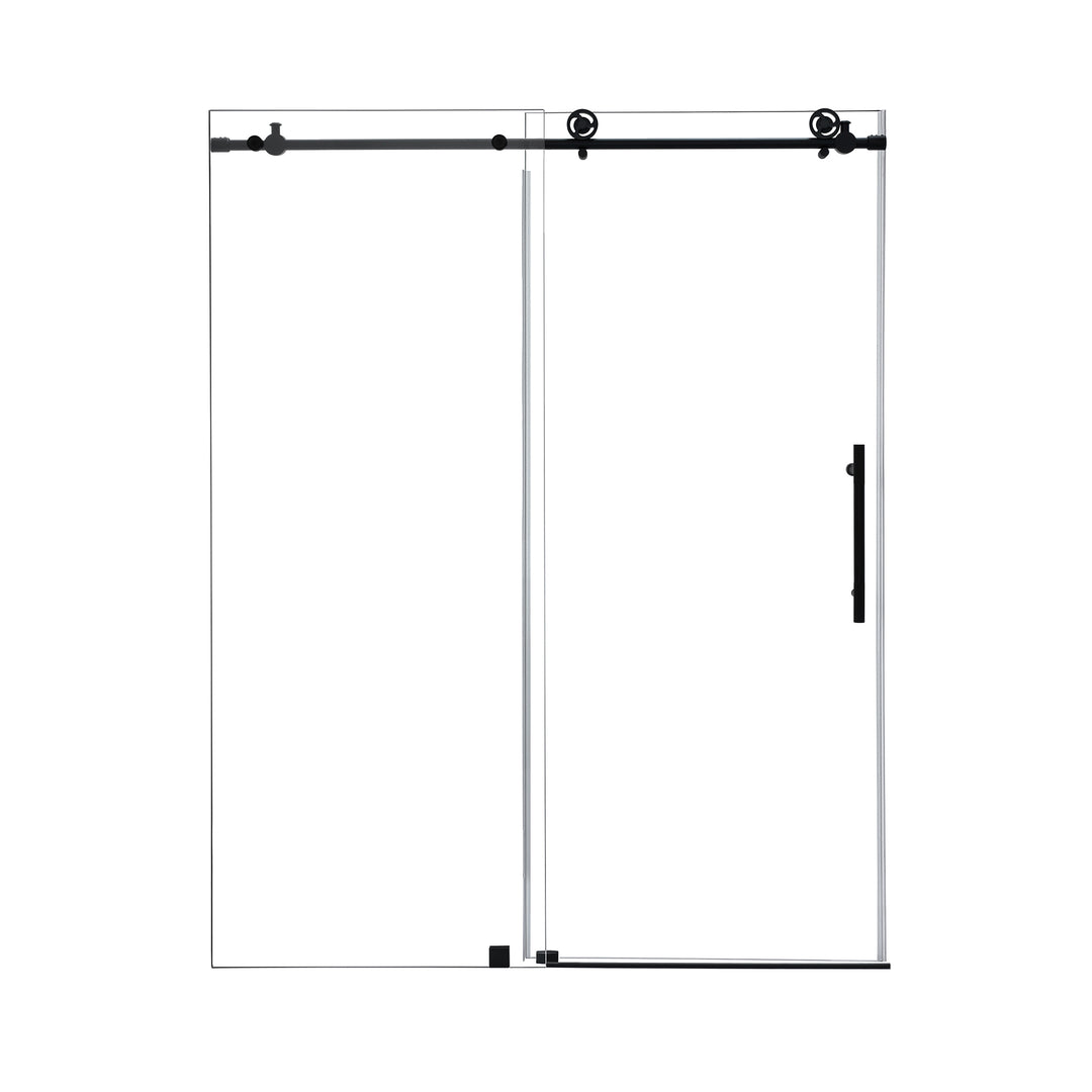 Gareth 60" W x 78" H Single Sliding Frameless Shower Door