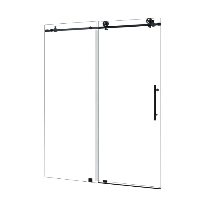 Gareth 60" W x 78" H Single Sliding Frameless Shower Door