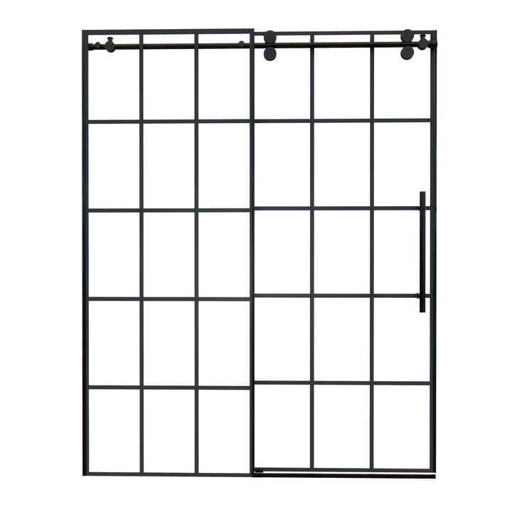 Esense 60" W x 76" H Single Sliding Frameless Shower Door