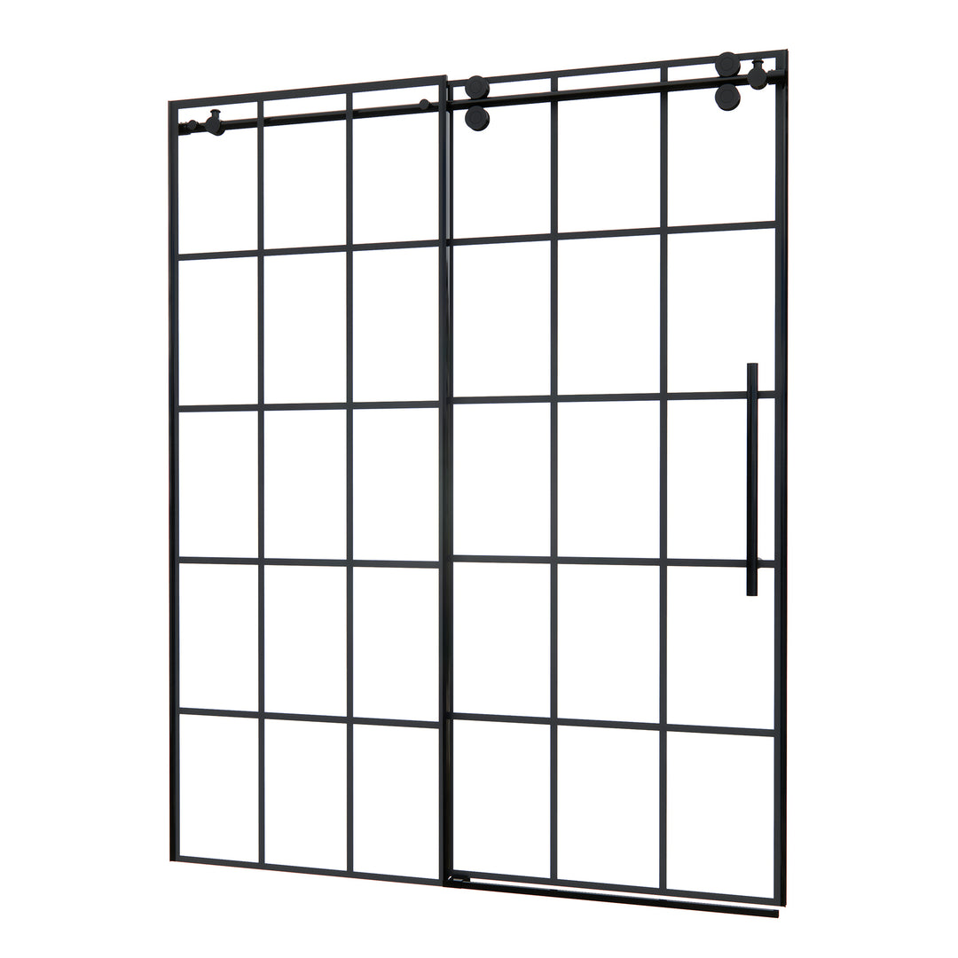 Esense 60" W x 76" H Single Sliding Frameless Shower Door