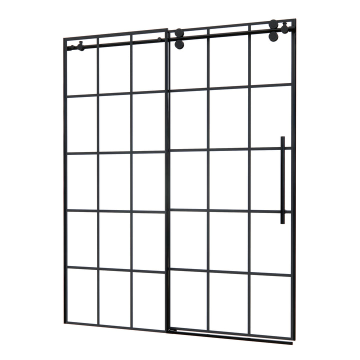 Esense 60" W x 76" H Single Sliding Frameless Shower Door