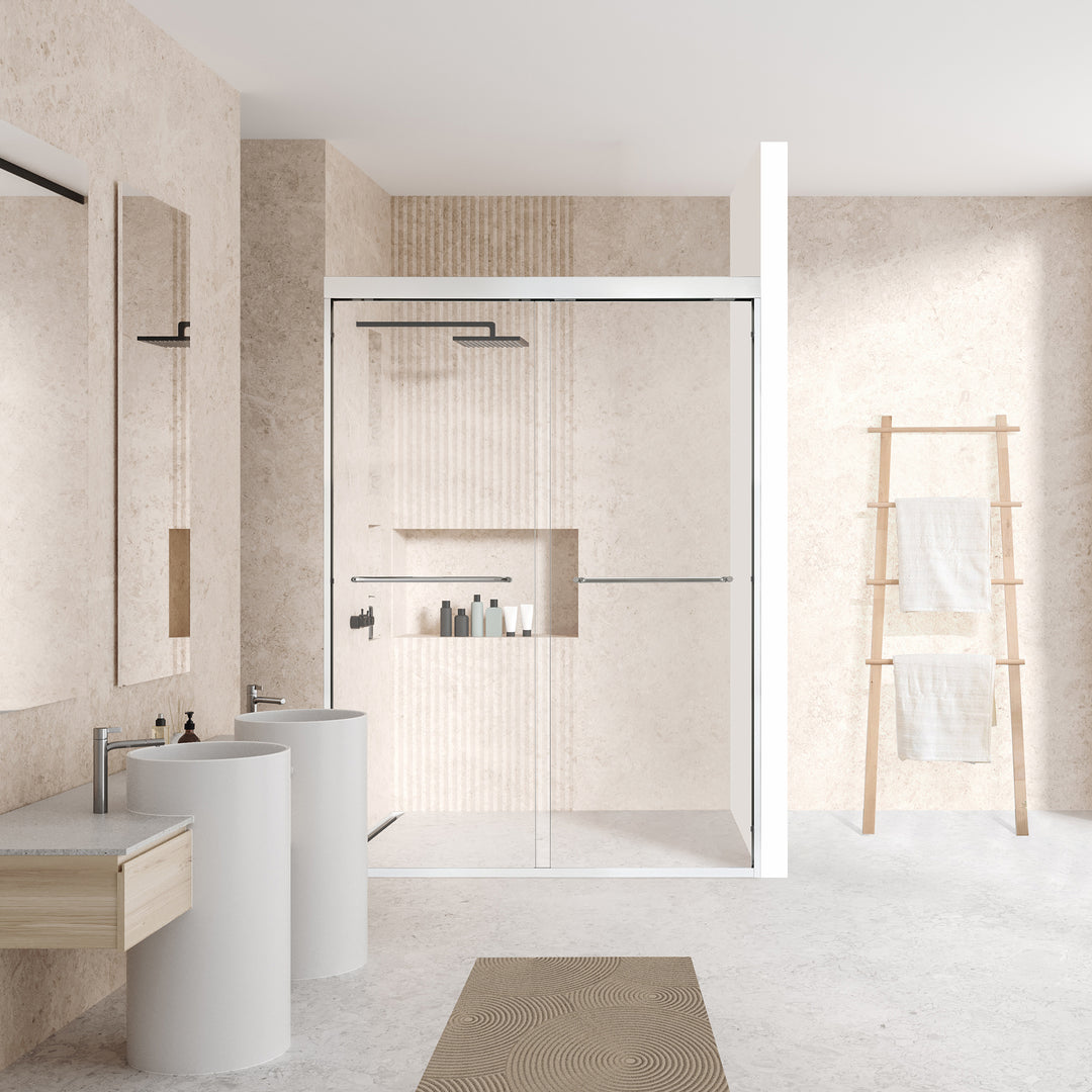 Ennis 48" W x 76" H By Pass Framed Shower Door