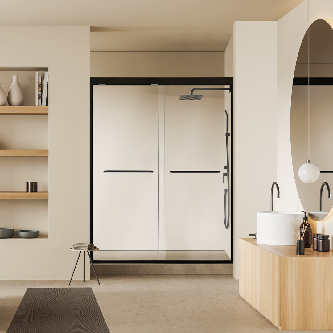 Ennis 60" W x 76" H By Pass Framed Shower Door