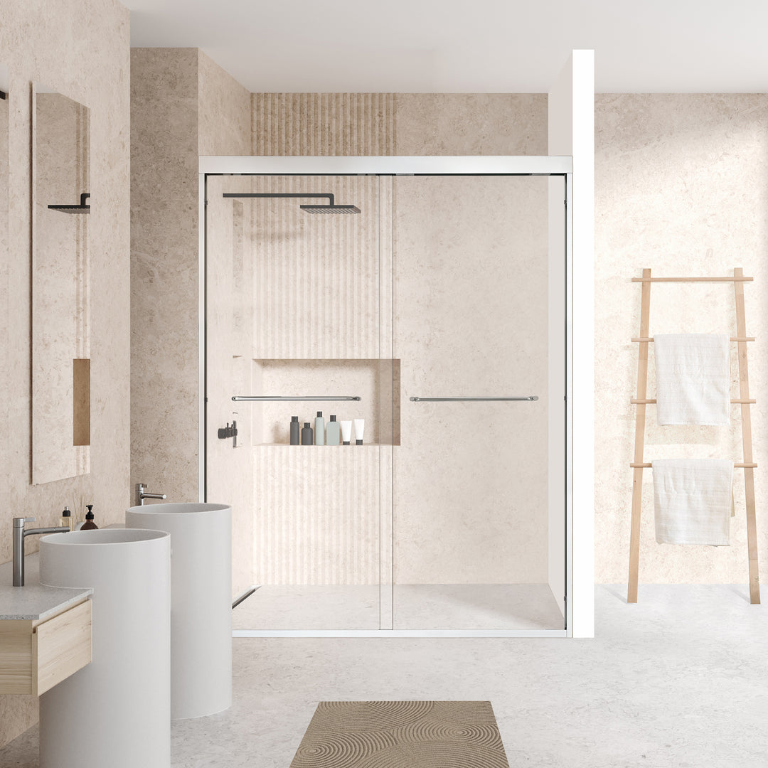 Ennis 60" W x 76" H By Pass Framed Shower Door