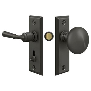 Deltana Architectural Hardware Door Accessories Storm Door Latch, Rectangular, Tubular Lock each