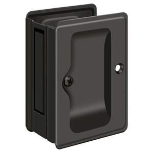 Deltana Architectural Hardware Door Accessories HD Pocket Locks, Adjustable, 3 1-4"x 2 1-4" Passage